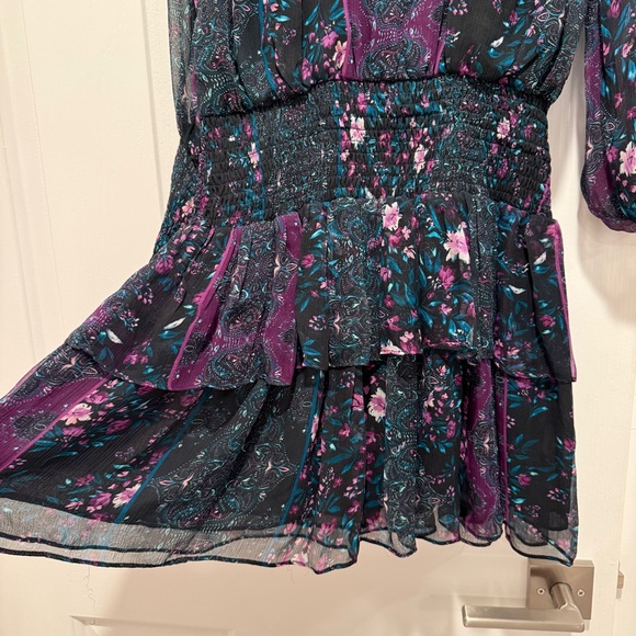 Ramy Brook New York 100% Silk Mini Dress - Size M - Picture 5 of 9